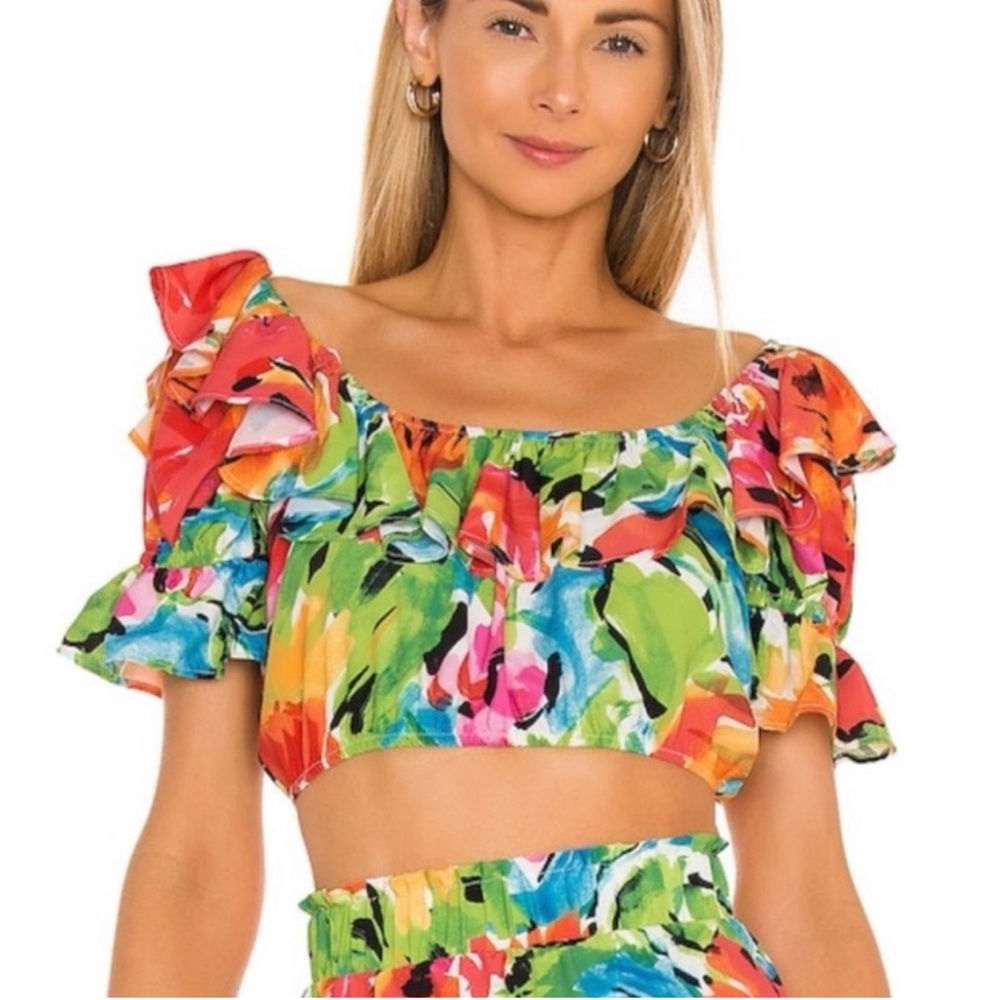 Show Me Your Mumu Jessie Top in Mimosa Blooms